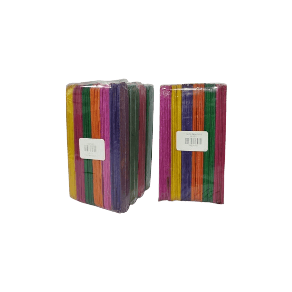 Palitos Baja Lengua Colores Navarrete Bolsa x 36 Unidades para Manualidades Escolares
