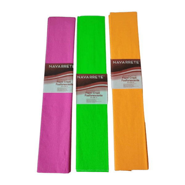 Papel Crepé Fosforescente